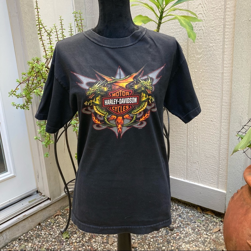 Harley Davidson T-shirt, size M, no damages, no stains, good used condition